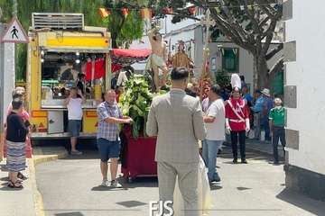 Telde rinde tributo a San Lorenzo en la capital grancanaria/Francisco Javier Santana.